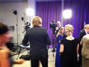 Vierekkäiset kuvauspaikkamme loppuillasta.